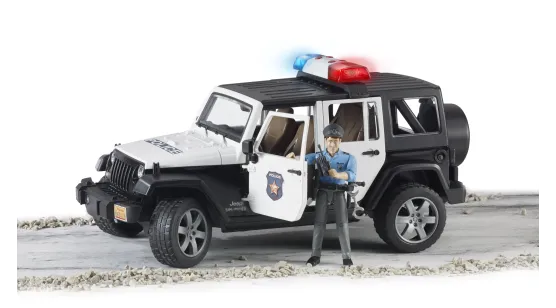Radiowóz JEEP Wrangler Unlimited + Policjant