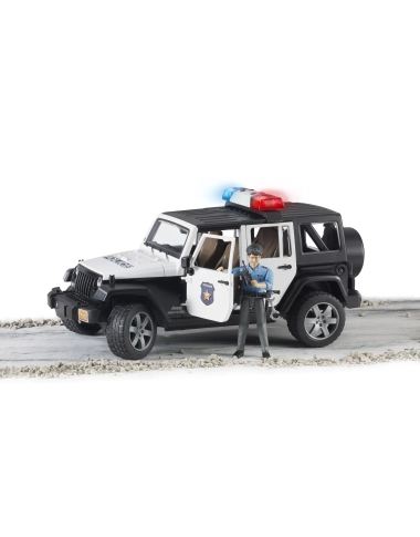 Radiowóz JEEP Wrangler Unlimited + Policjant