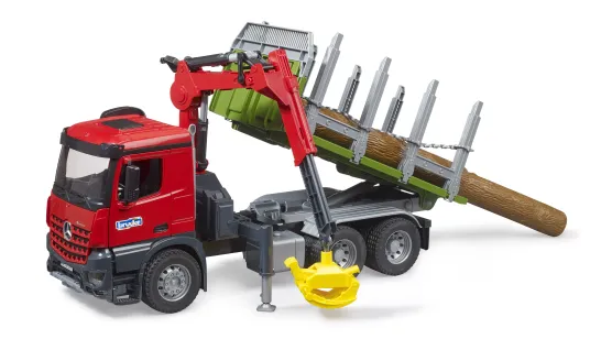 Mercedes-Benz Arocs – Ciężarówka Do Transportu Drewna Z Dźwigiem