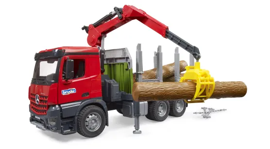 Mercedes-Benz Arocs – Ciężarówka Do Transportu Drewna Z Dźwigiem