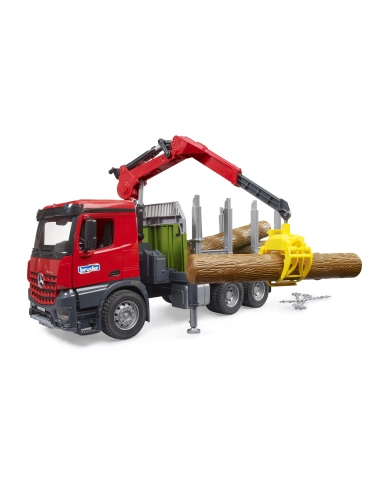 Mercedes-Benz Arocs – Ciężarówka Do Transportu Drewna Z Dźwigiem