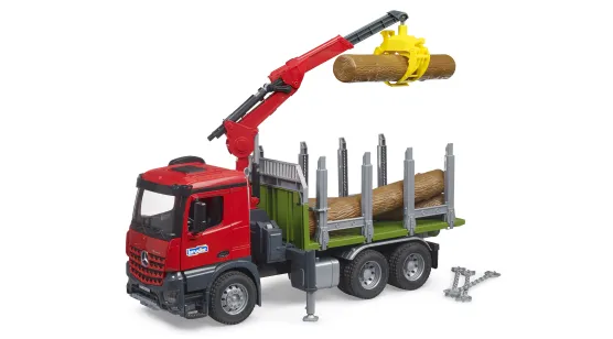 Mercedes-Benz Arocs – Ciężarówka Do Transportu Drewna Z Dźwigiem