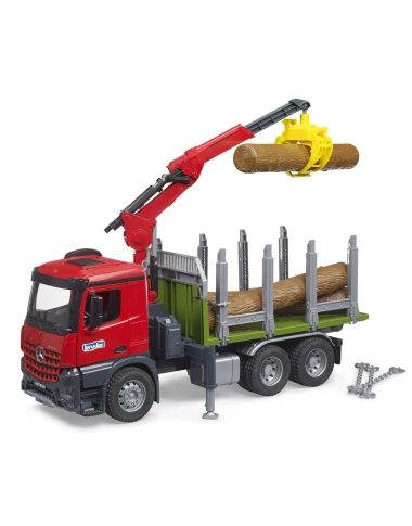 Mercedes-Benz Arocs – Ciężarówka Do Transportu Drewna Z Dźwigiem