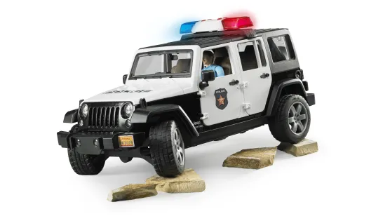 Radiowóz JEEP Wrangler Unlimited + Policjant
