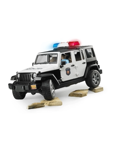 Radiowóz JEEP Wrangler Unlimited + Policjant