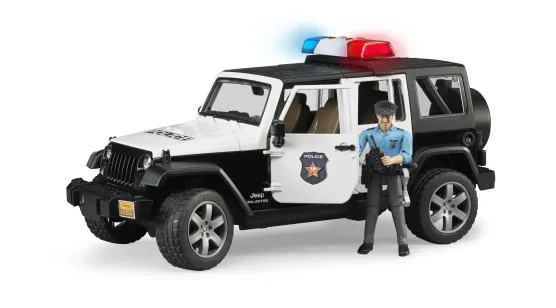 Radiowóz JEEP Wrangler Unlimited + Policjant
