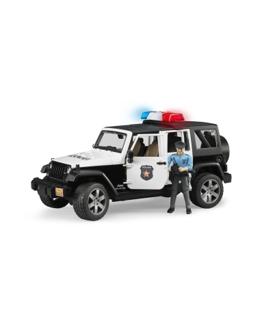 Radiowóz JEEP Wrangler Unlimited + Policjant