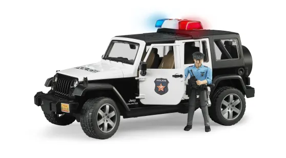 Radiowóz JEEP Wrangler Unlimited + Policjant