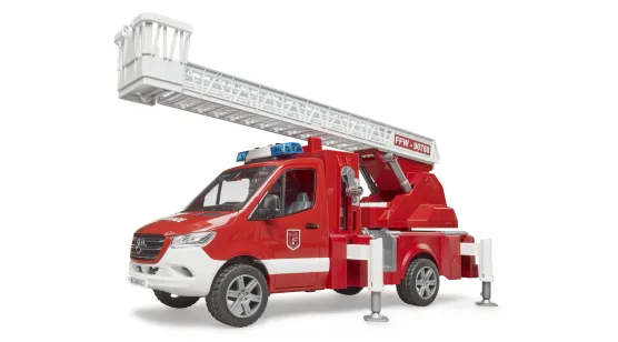 Wóz strażacki MERCEDES BENZ SPRITNER z drabiną + strażak