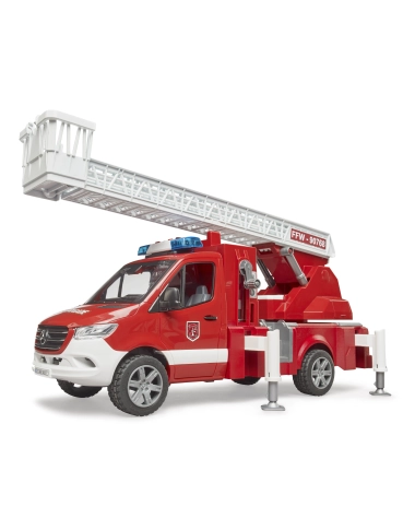 Wóz strażacki MERCEDES BENZ SPRITNER z drabiną + strażak