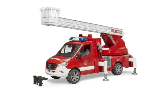 Wóz strażacki MERCEDES BENZ SPRITNER z drabiną + strażak