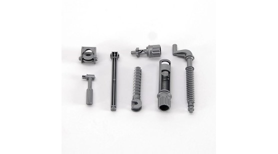 Bruder 02140 02141 - Srebrne elementy