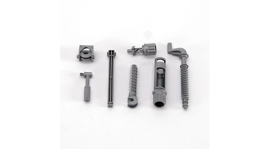 Bruder 02140 02141 - Srebrne elementy