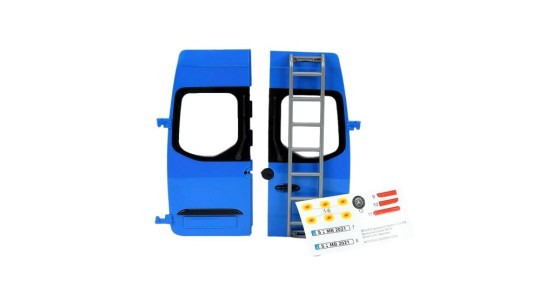BR-46285 Tylne drzwi do MB Sprinter Camper (niebieskie)