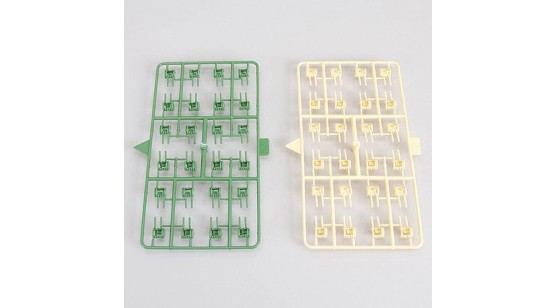 Bruder 02224 - Elementy zielone i żółte widły