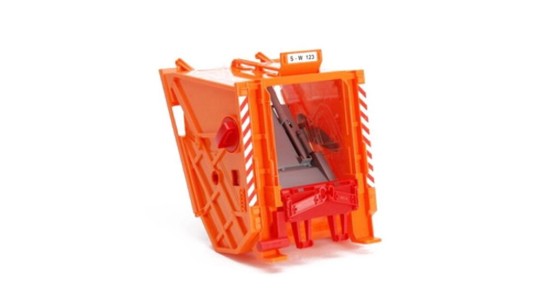 MB Actros śmieciarka - Tylna klapa pomarańczowa