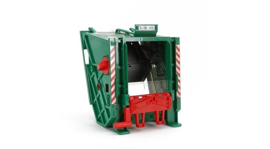 MB Actros śmieciarka - Tylna klapa zielona