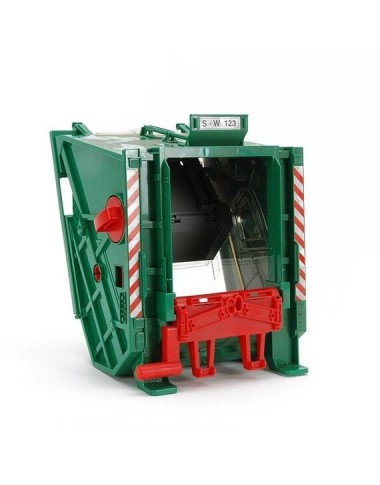 MB Actros śmieciarka - Tylna klapa zielona