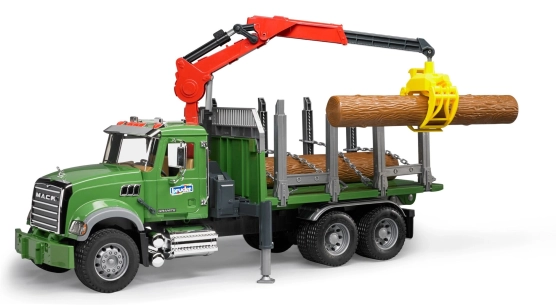 Zabawka MACK Granite do transportu drewna