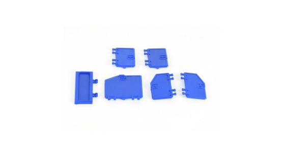 Niebieskie klapy RAM Service Truck Bruder 02509