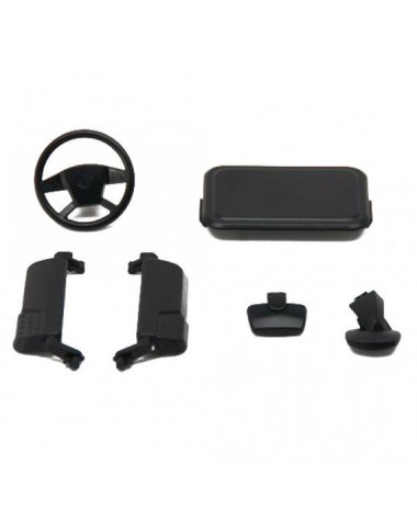 MB Arocs Czarne elementy Bruder 03621, 03655, 03669