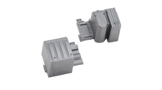 MB Arocs Srebrne elementy podwozia Bruder 03621, 03655