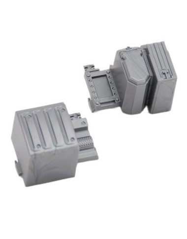 MB Arocs Srebrne elementy podwozia Bruder 03621, 03655