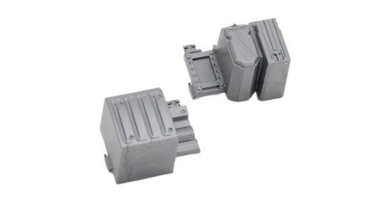 MB Arocs Srebrne elementy podwozia Bruder 03621, 03655