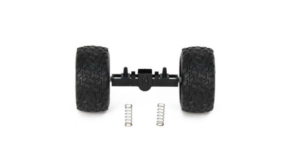 Tylna oś z kołami i amortyzatorami Jeep Cross Country Bruder 02541