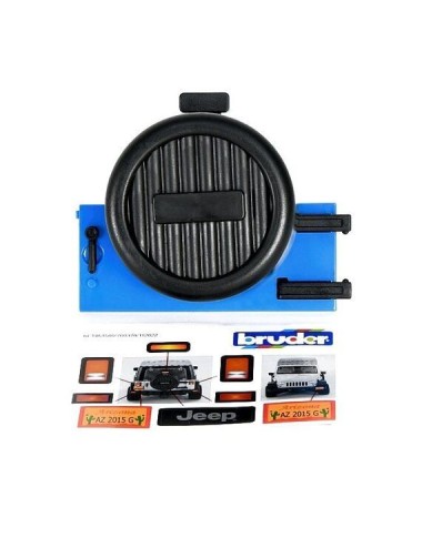 Klapa bagażnika z osłoną koła zapasowego Jeep Wrangler Bruder 02529