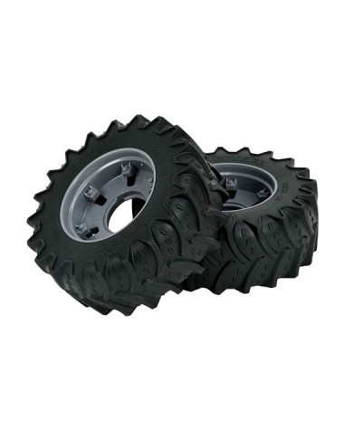BR‑43163 – Lewe i prawe przednie koło do Bruder 03160 / 03161 Deutz 8280 TTV