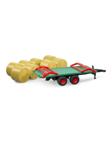 Przyczepa do transportu bel siana + bele