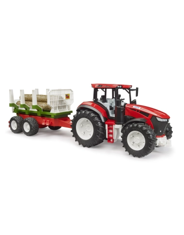 ROADMAX Traktor + przyczepa, 3 pnie drzew