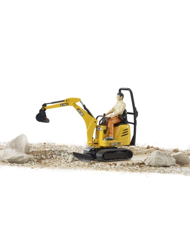 Mikrokoparka JCB 8010 CTS + pracownik
