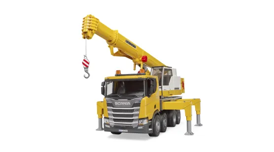 Ciężarówka Scania Super 560R z dźwigiem Liebherr