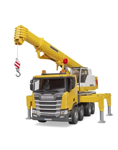 Ciężarówka Scania Super 560R z dźwigiem Liebherr