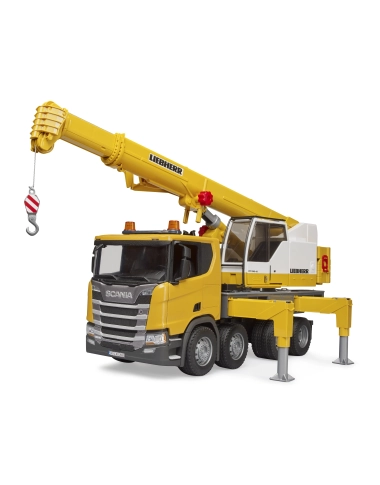 Ciężarówka Scania Super 560R z dźwigiem Liebherr