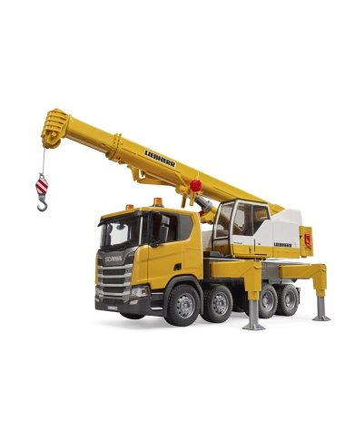 Ciężarówka Scania Super 560R z dźwigiem Liebherr