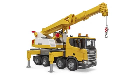 Ciężarówka Scania Super 560R z dźwigiem Liebherr