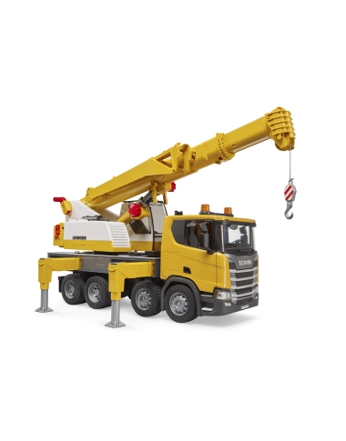 Ciężarówka Scania Super 560R z dźwigiem Liebherr