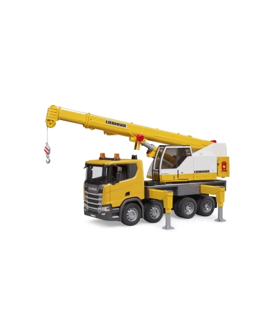 Ciężarówka Scania Super 560R z dźwigiem Liebherr