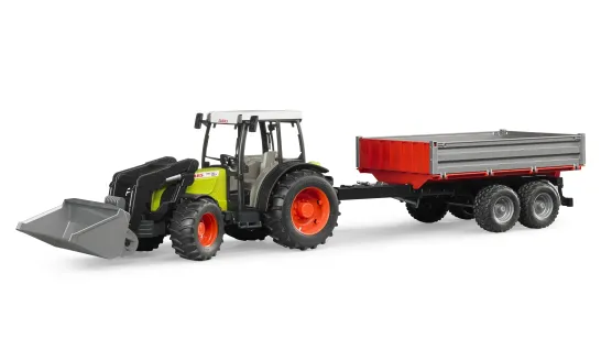Claas Nectis + przyczepą wywrotka