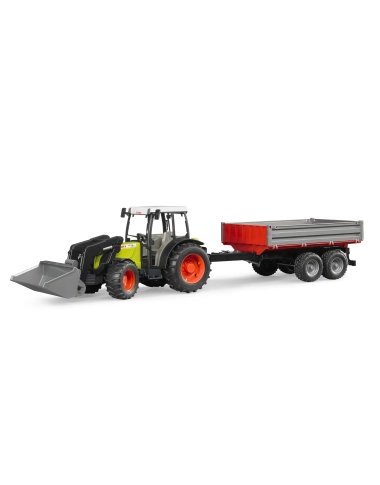 Claas Nectis + przyczepą wywrotka