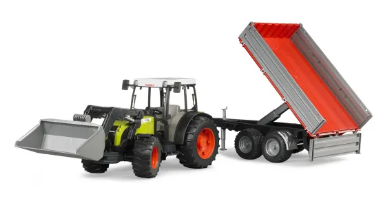 Claas Nectis + przyczepą wywrotka