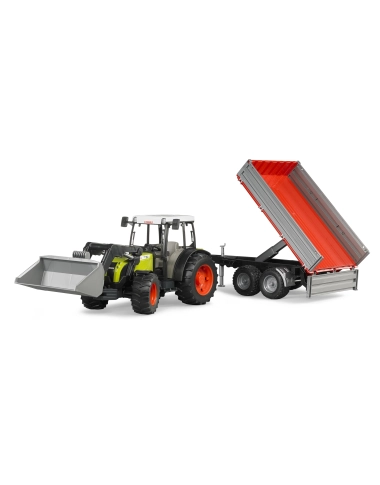 Claas Nectis + przyczepą wywrotka