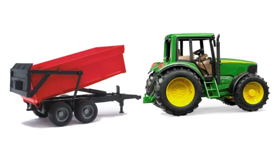 John Deere 6920 + przyczepa wywrotka