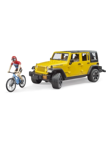 Jeep Wrangler Rubicon Unlimited Z Rowerem Górskim