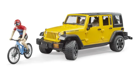 Jeep Wrangler Rubicon Unlimited Z Rowerem Górskim