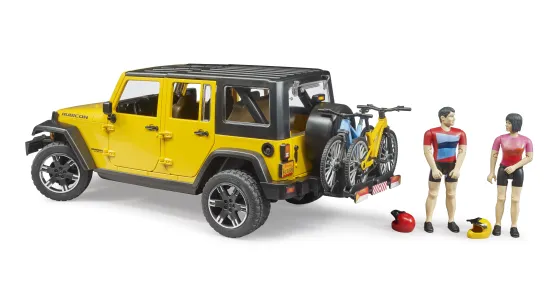 Jeep Wrangler Rubicon Unlimited Z Rowerem Górskim