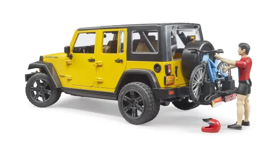 Jeep Wrangler Rubicon Unlimited Z Rowerem Górskim
